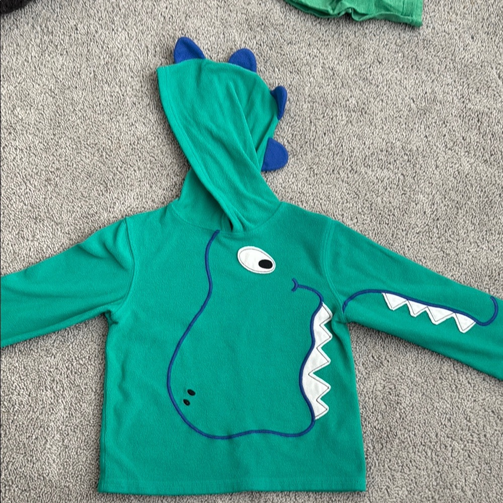 Jumping Beans Green and Blue Dinosaur Sweatshirt
